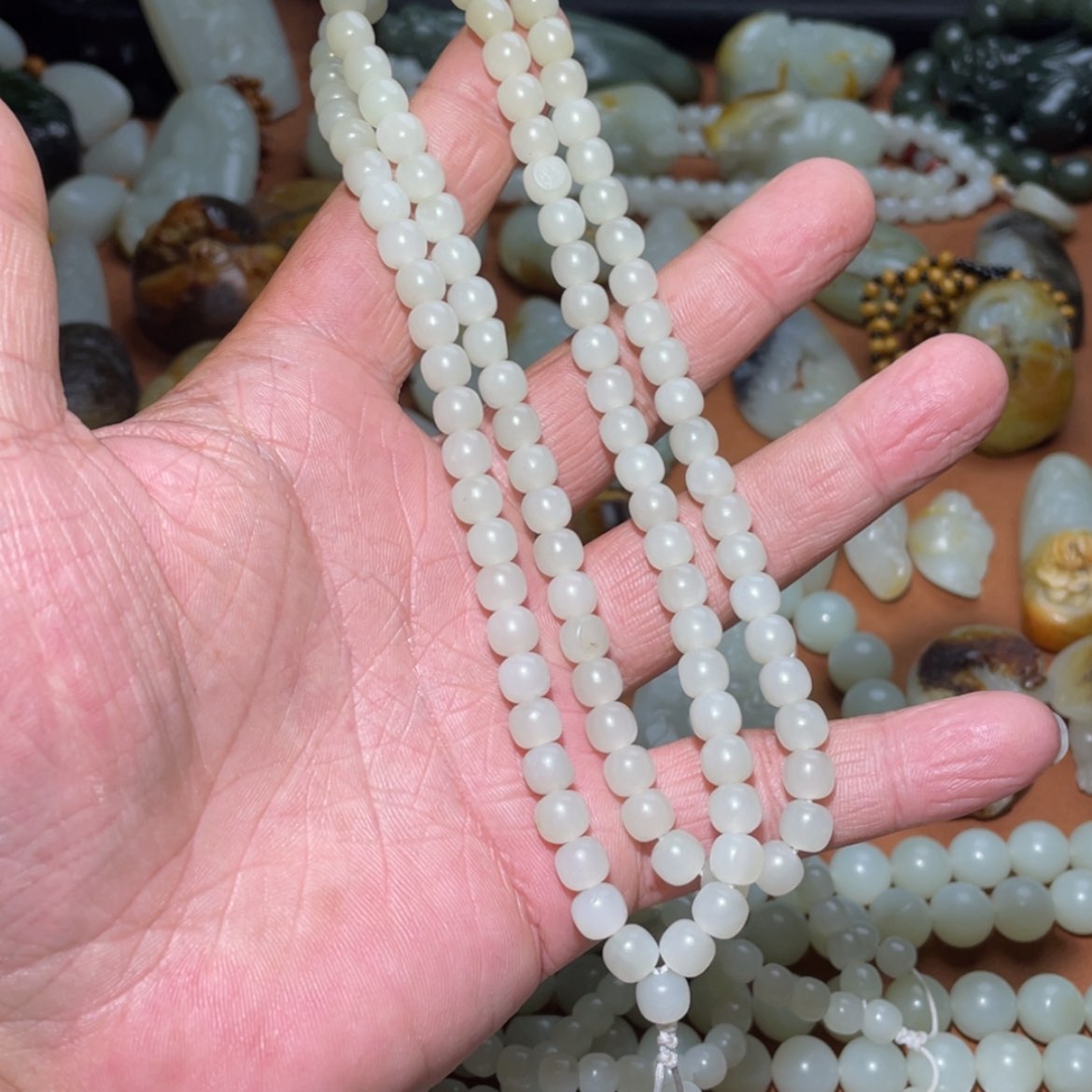 【闪购商品】和田玉项链未镶嵌喜****划老型