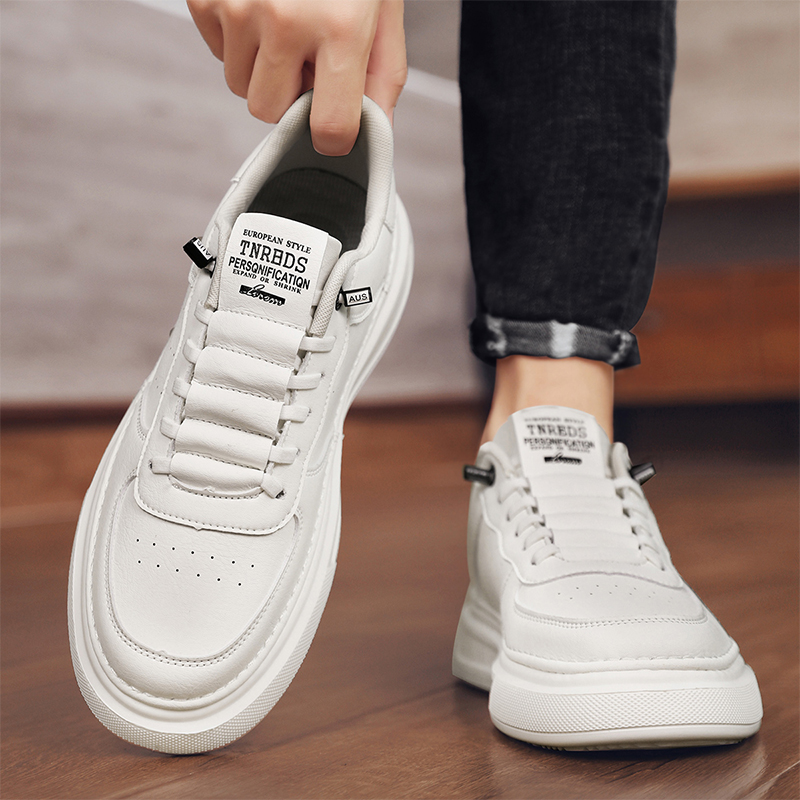 回力新男鞋秋冬季小白鞋男士休闲皮鞋高端板鞋时尚懒人一脚蹬潮鞋