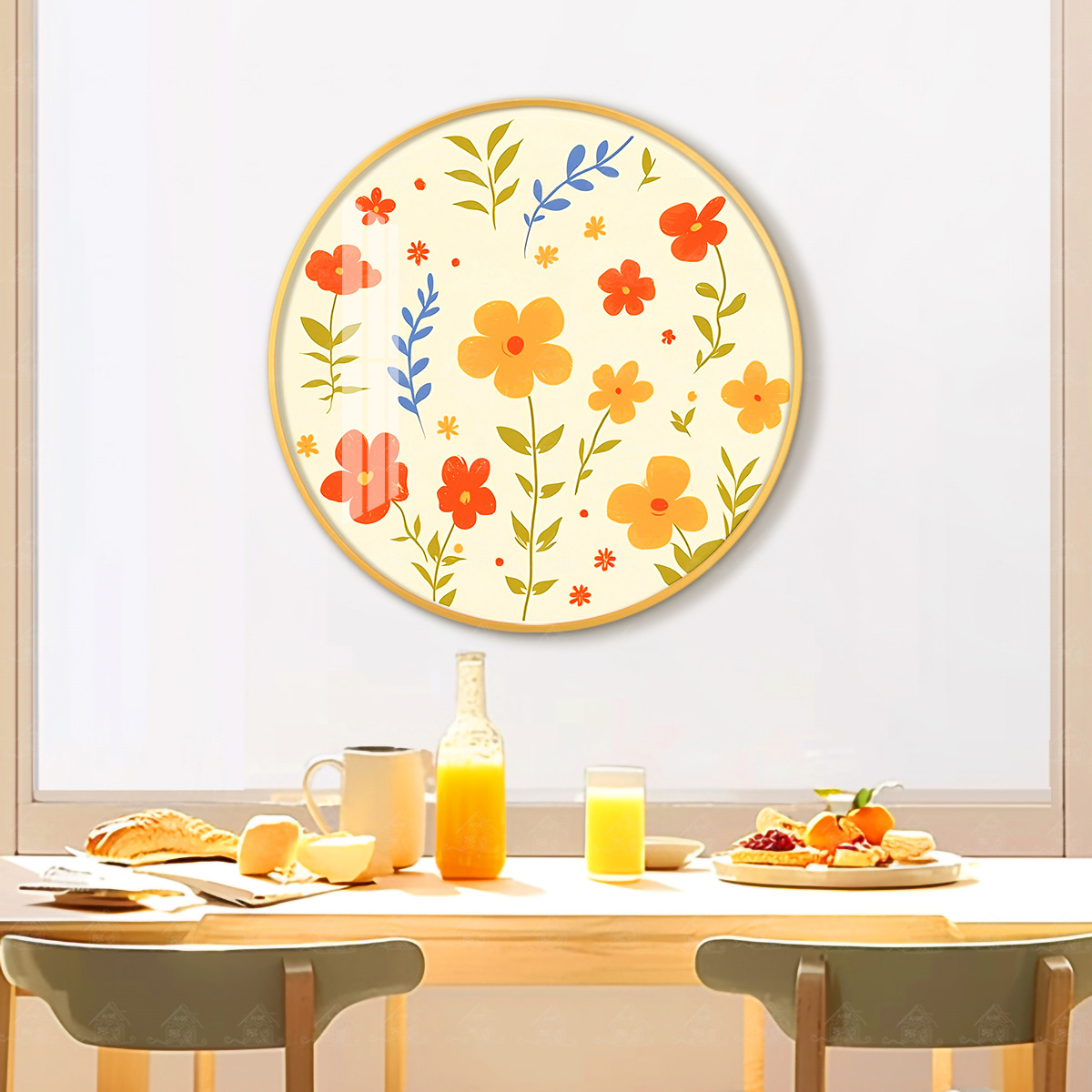 【进口棉布】爱阁十字绣四叶草新款清新简约植物花卉装饰画手工线绣