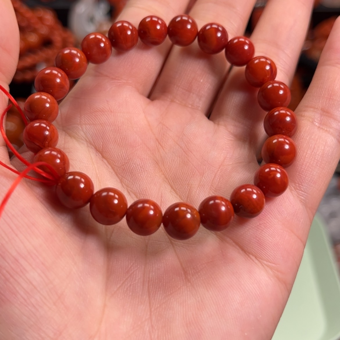 【闪购商品】南红玛瑙手串8.5未镶嵌午**光