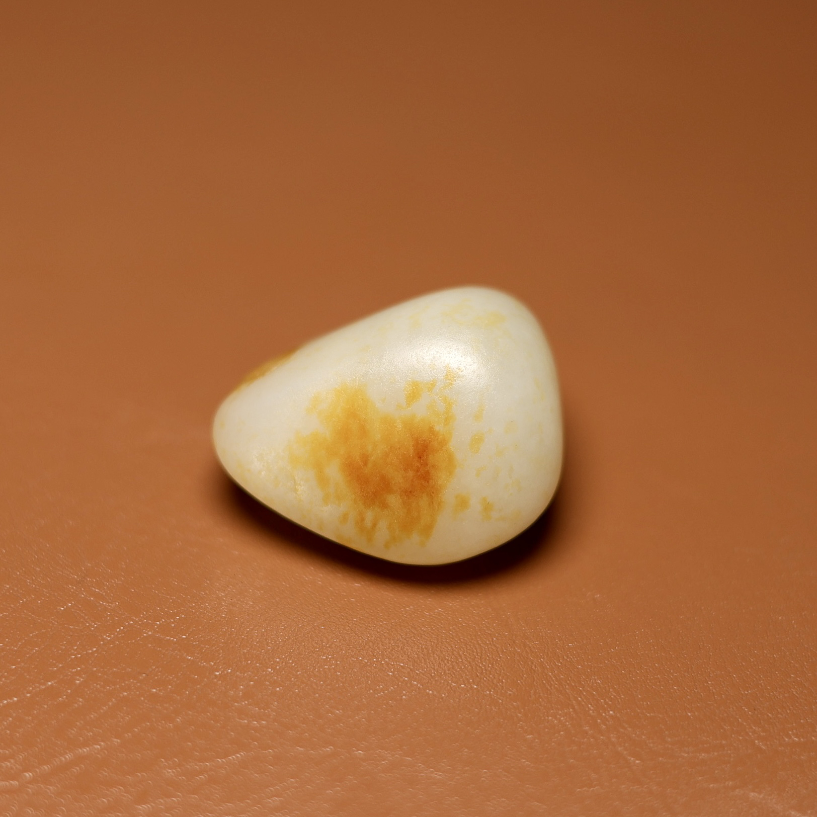 秋会长的和田玉新疆天然黄皮白玉籽原石挂件吊坠国检NGTC大证