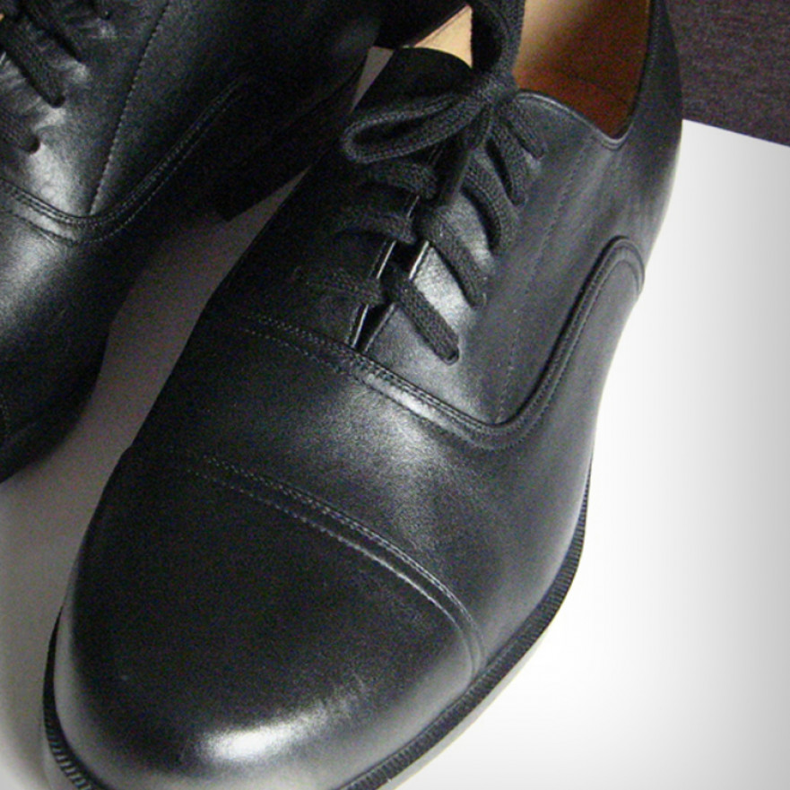 黑色男士低腰皮鞋真皮干部皮鞋三节头三接头皮鞋正装皮鞋 牛皮鞋