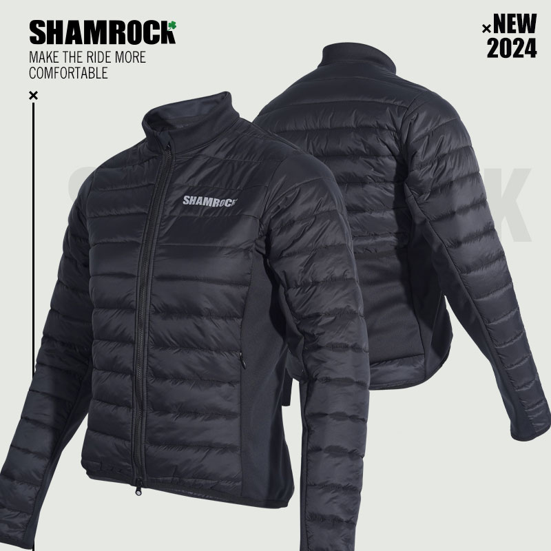 SHAMROCK冬季加棉服自行车长袖上衣西莫男士骑行专业级装备