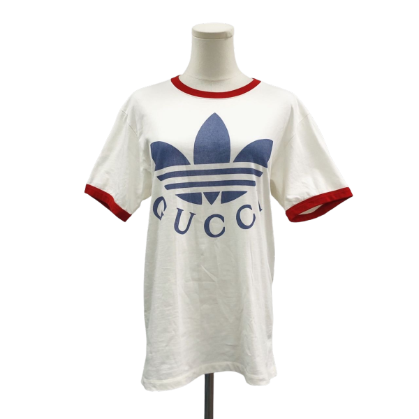 妃鱼/古驰/棉/T恤/95新/市场价4200/白0725