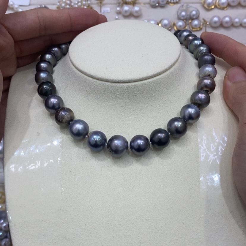 【闪购商品】海水珍珠颈饰未镶嵌大溪地黑珍珠