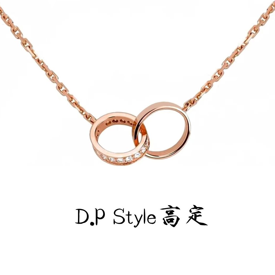 铜合金合成锆石项链 时尚经典轻奢气质项链D013