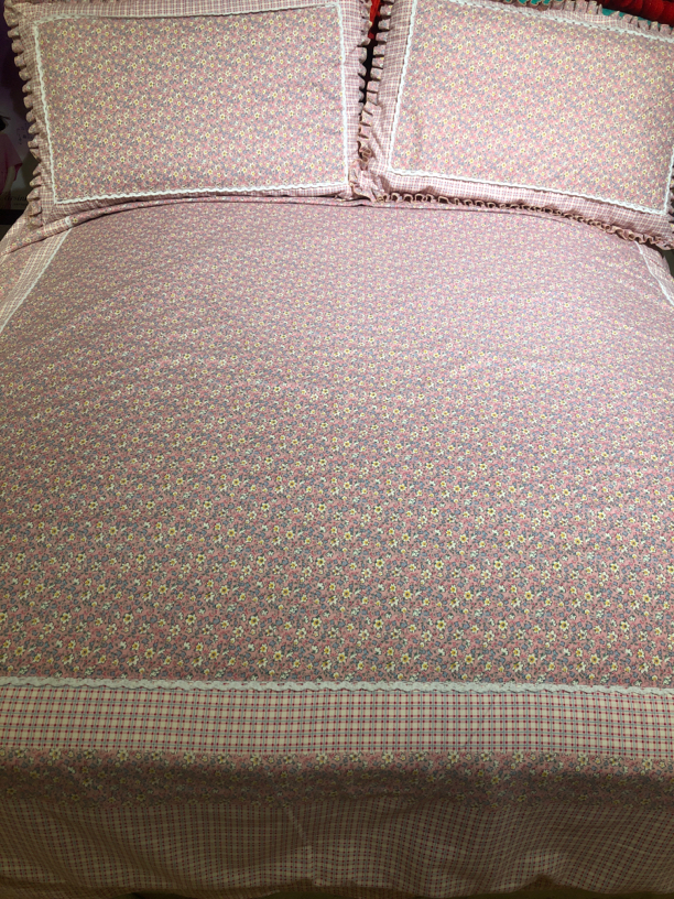 田园 印花四件套