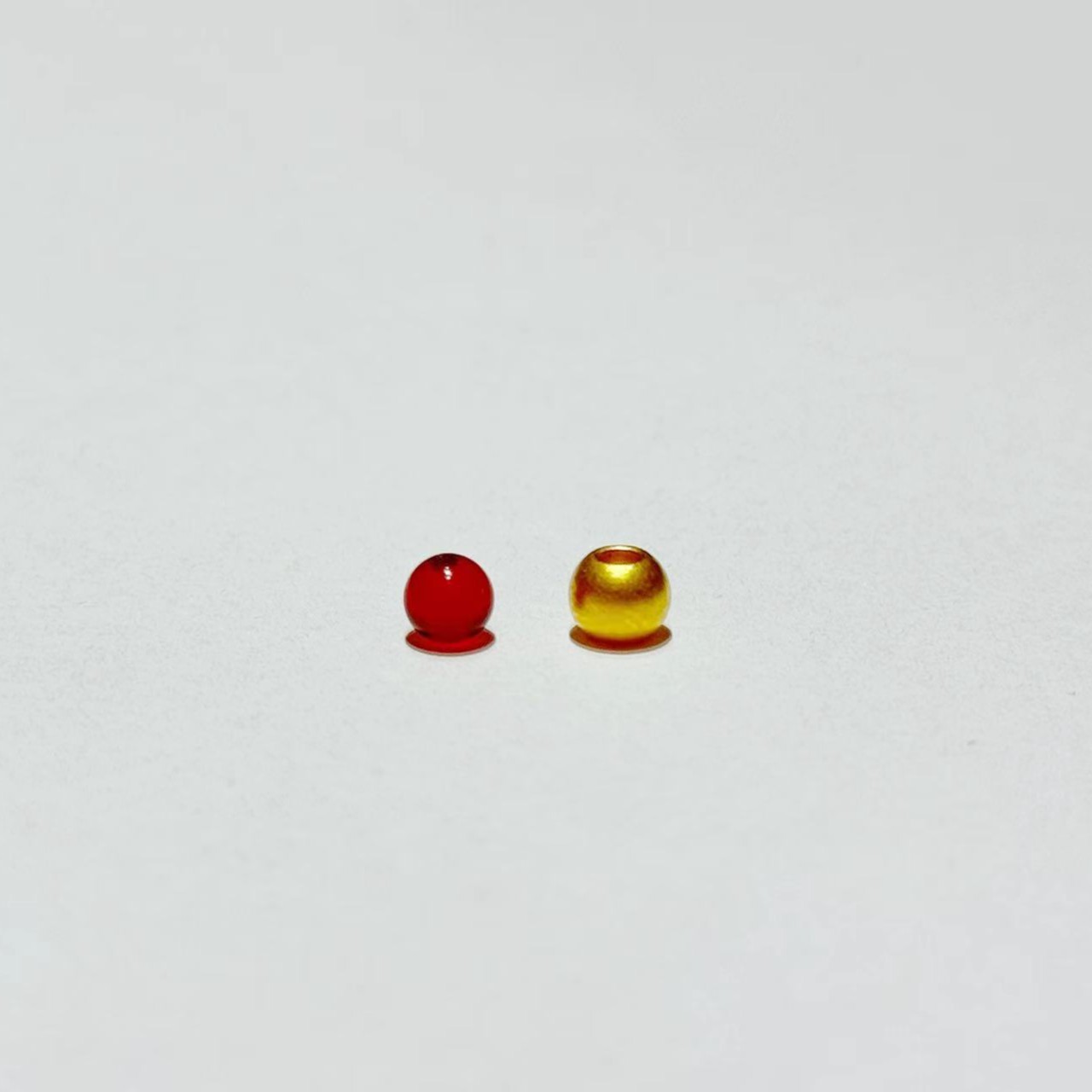 足金999卡4mm古法金珠DIY自由组合多样性发货00169