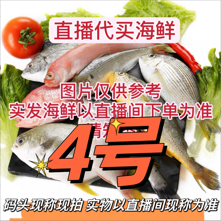 【小杨】❹北海码头直播代买海鱼虾新鲜海捕（现拍现称 速冻锁鲜发货）