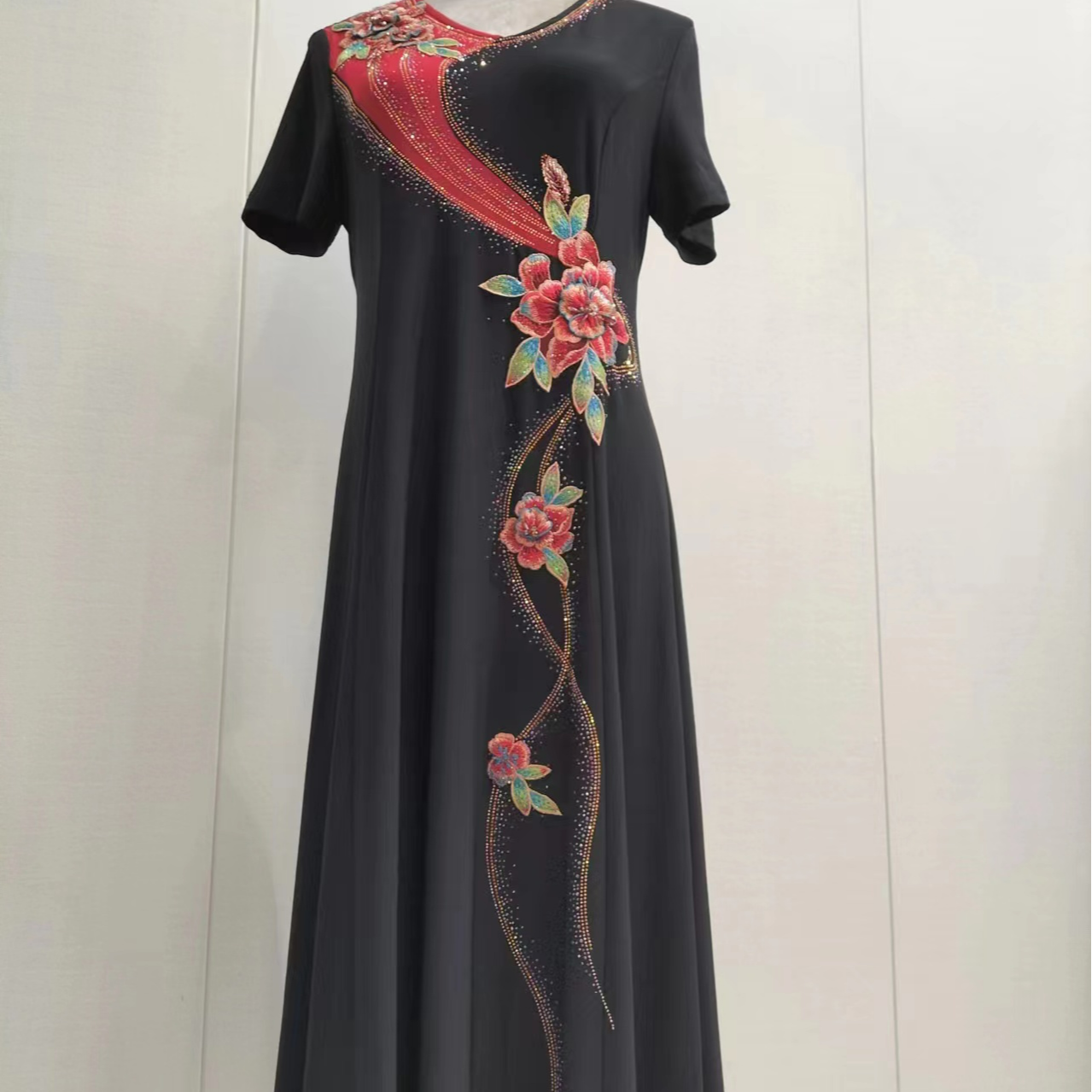 夏装新款时尚显瘦连衣裙3629