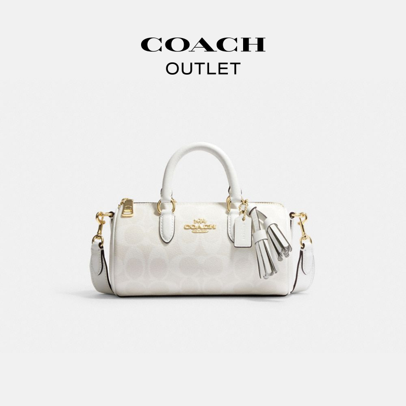 【巴图&博谷优享】COACH/蔻驰 冰川白色老花标志LACEY斜挎包