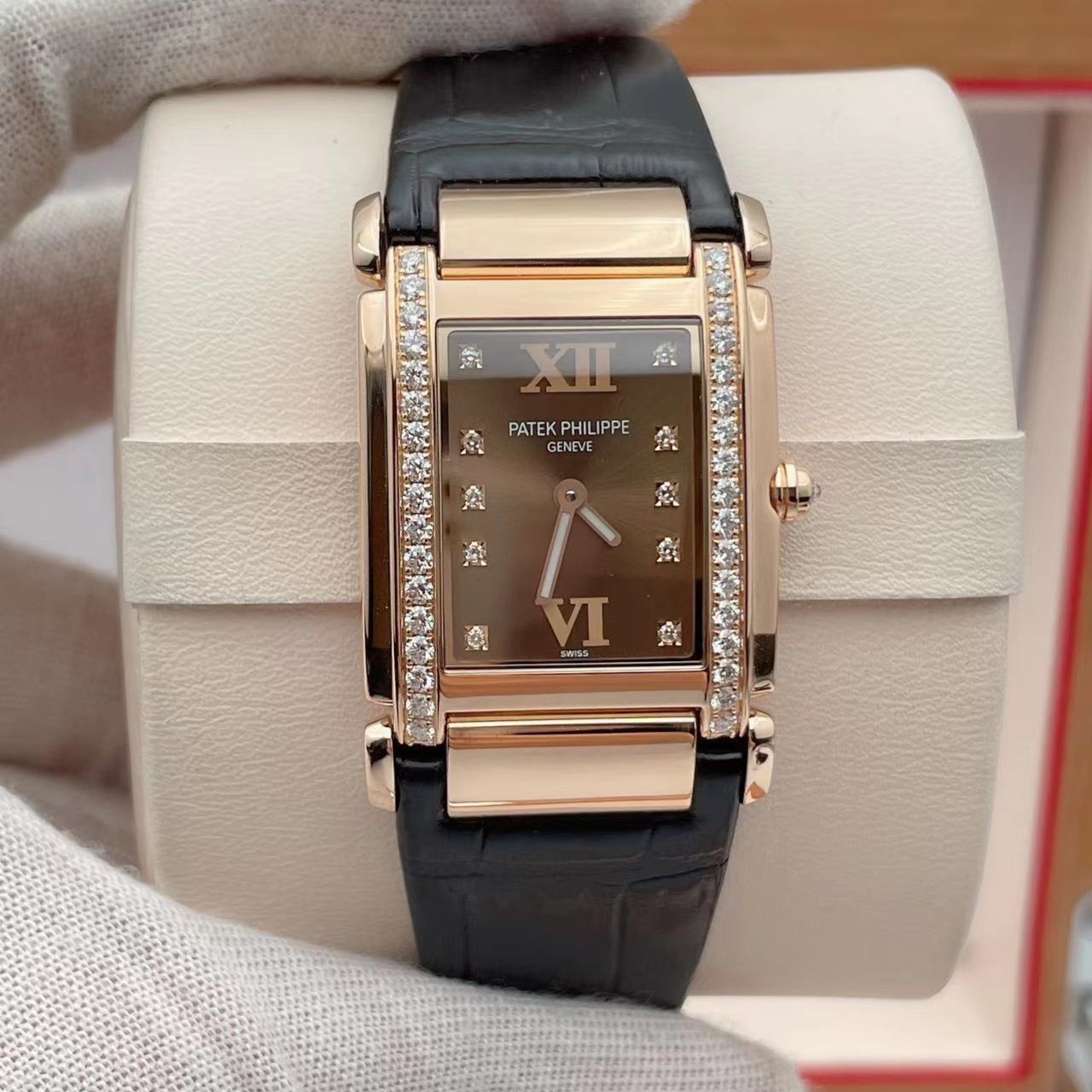 99新 Patek Philippe/百达翡丽 4920R石英机芯表径25mm