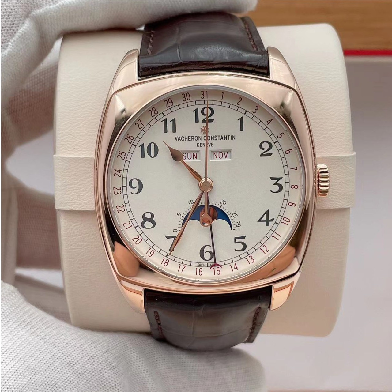 99新 Vacheron Constantin/江诗丹顿 和韵4000S自动机械表径40mm