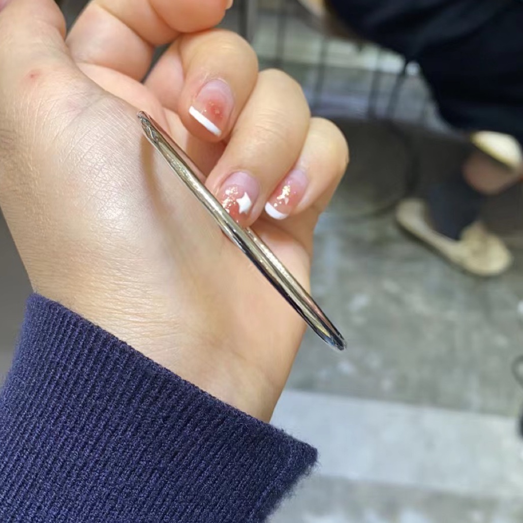 铂金手镯pt950  定制57圈口  22-23克实心
