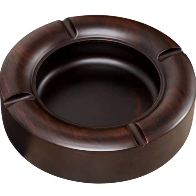 家用书房 新中式 黑檀木 烟灰缸