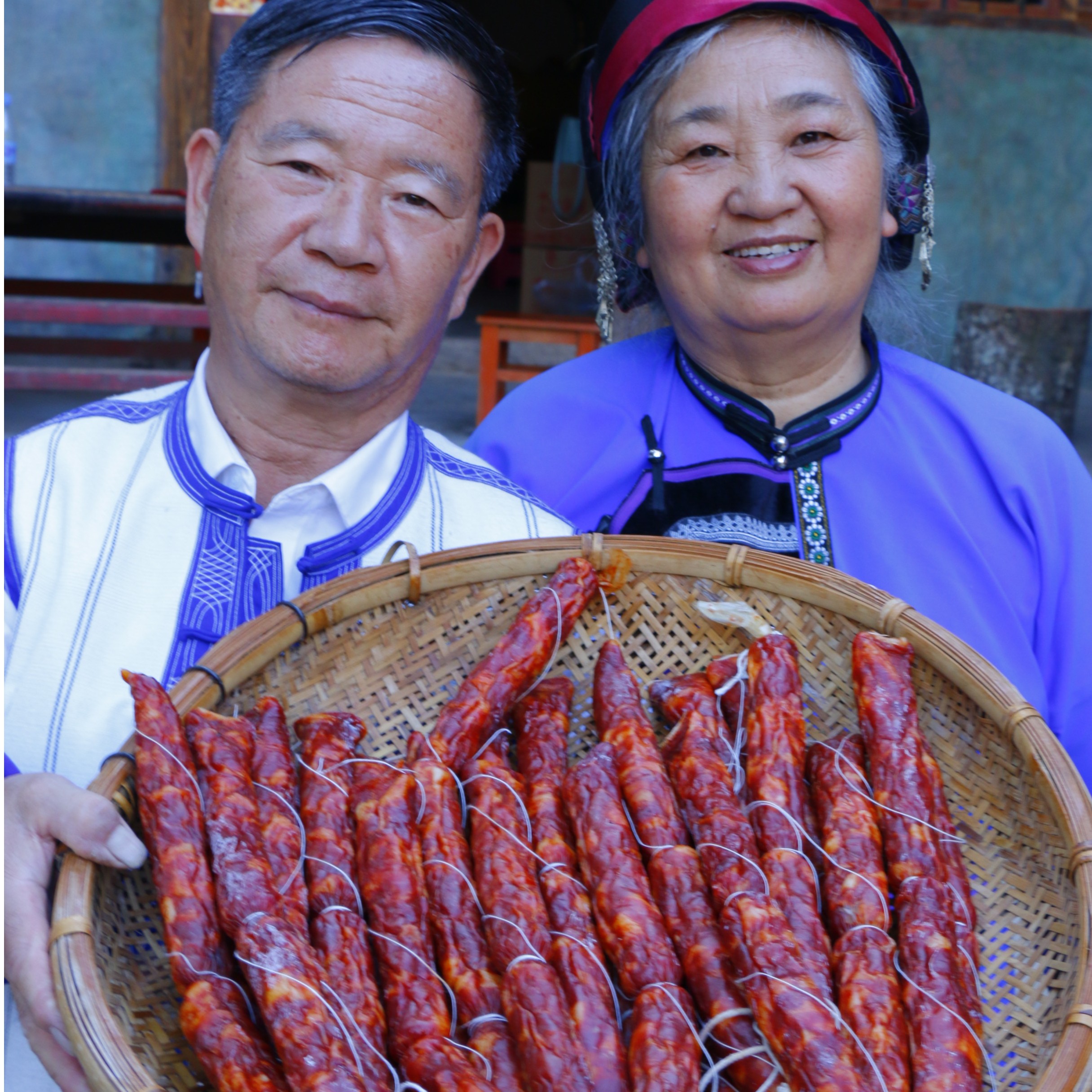 彝家手工腊肠500g