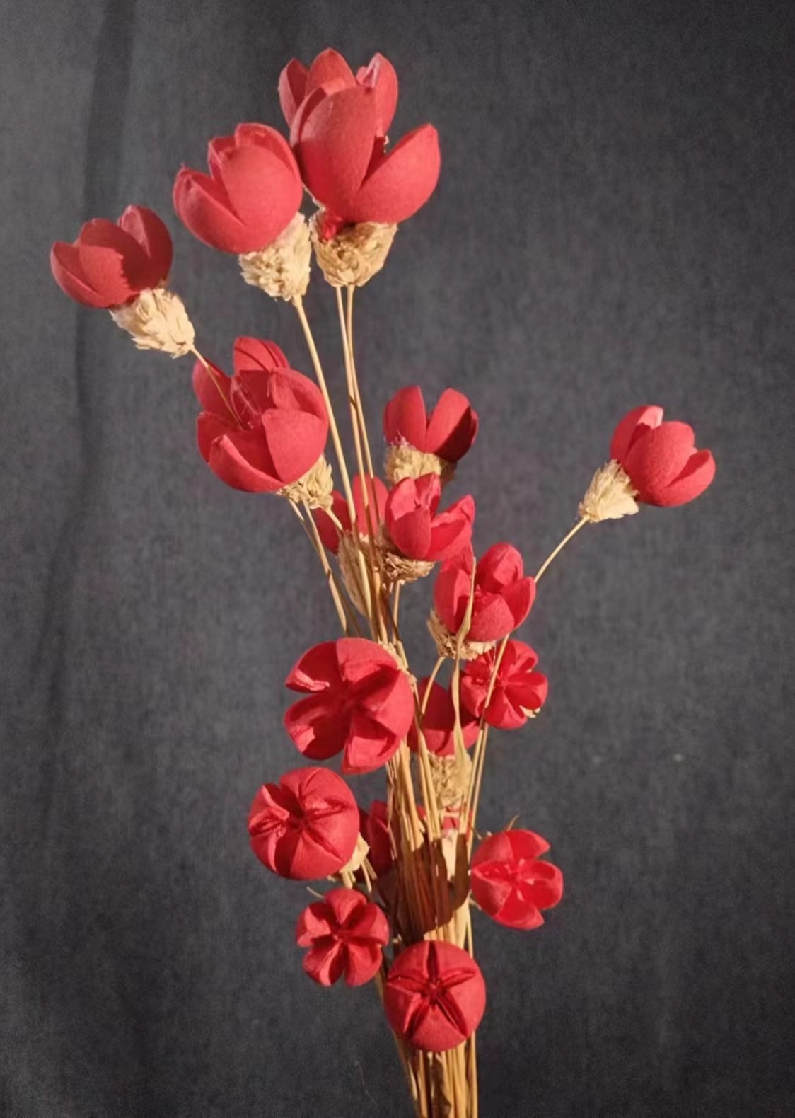 [开心花]云南手工粘接花开心花家居装饰摆件拍摄道具插花diy花材