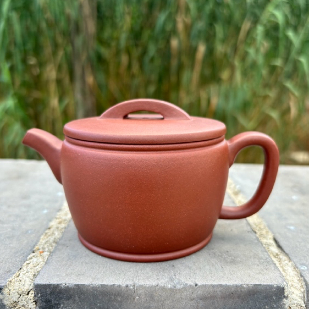 汉瓦壶原矿黄龙山紫泥半手工制作 280CC 左右