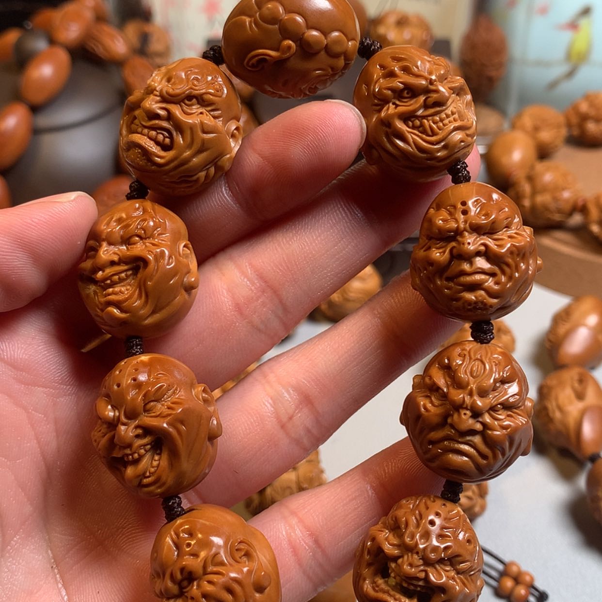 【闪购商品】橄榄核核雕山**生