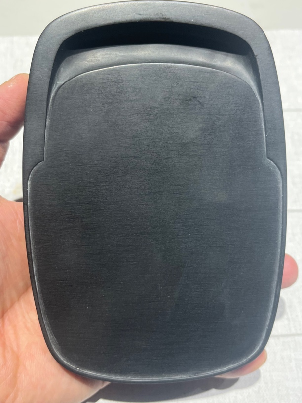 歙砚古罗纹坑，经典实用款腰圆门字砚