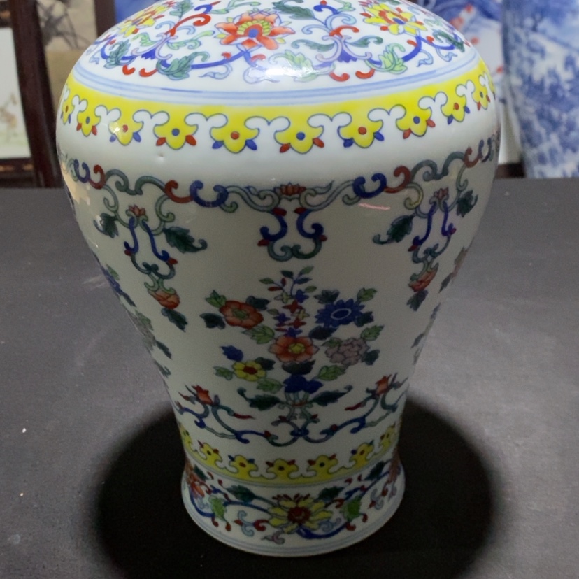 【闪购商品】瓷瓶斗彩梅瓶