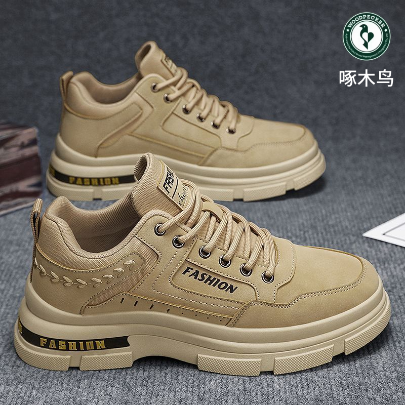 春季新款劳保鞋男款工地干活工作鞋防水防滑耐磨轻便男鞋子潮