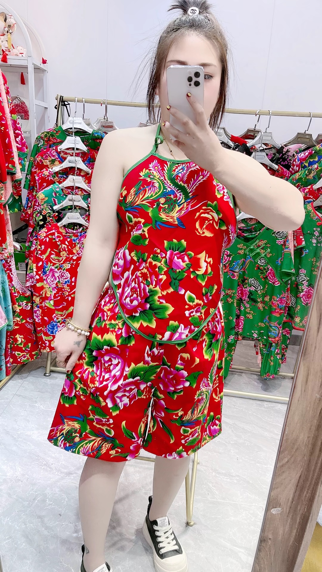 夏季肚兜短裤套装80斤到200斤