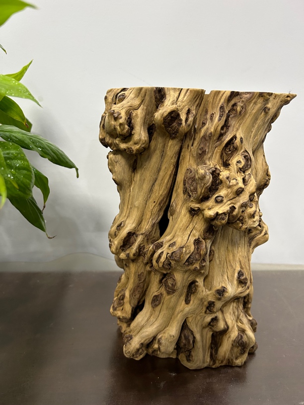 手工复古工艺品老物件根雕风化镂空书房桌面