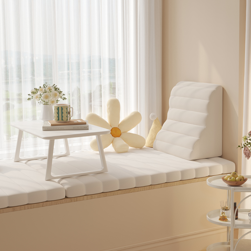 工学护腰靠垫窗台飘窗垫坐垫卧室可拆整体海绵网红阳台加厚窗台垫