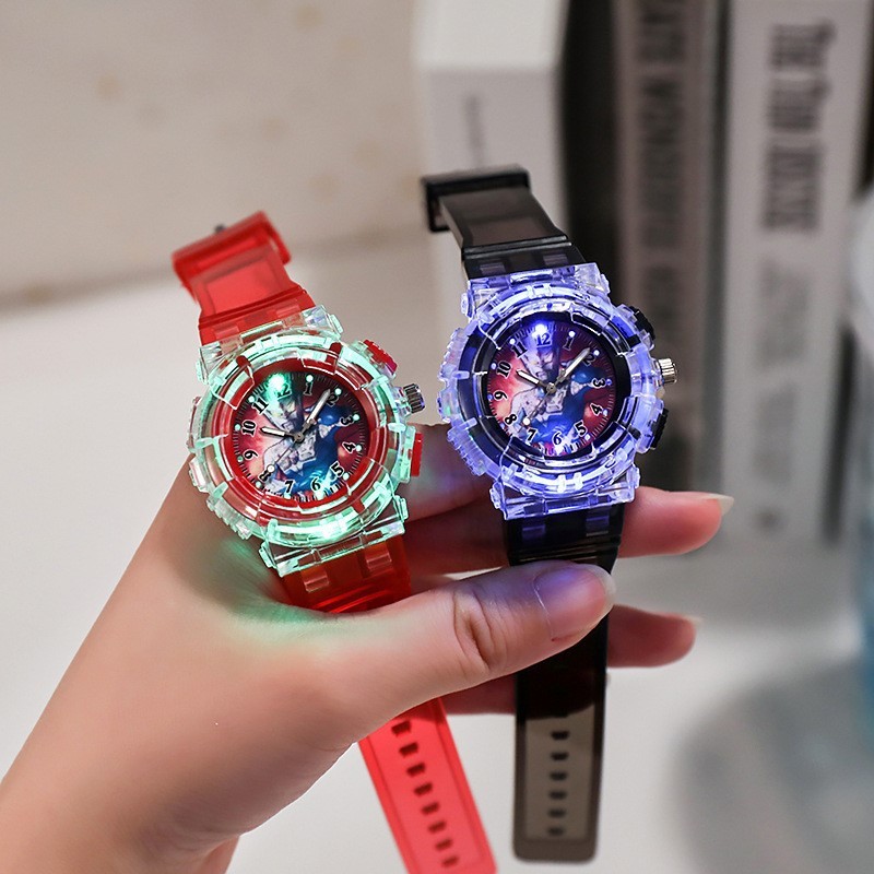 手表奥特曼灯光玩具儿童防水夜光幼儿园赛罗手表3-15岁赛罗奥特曼