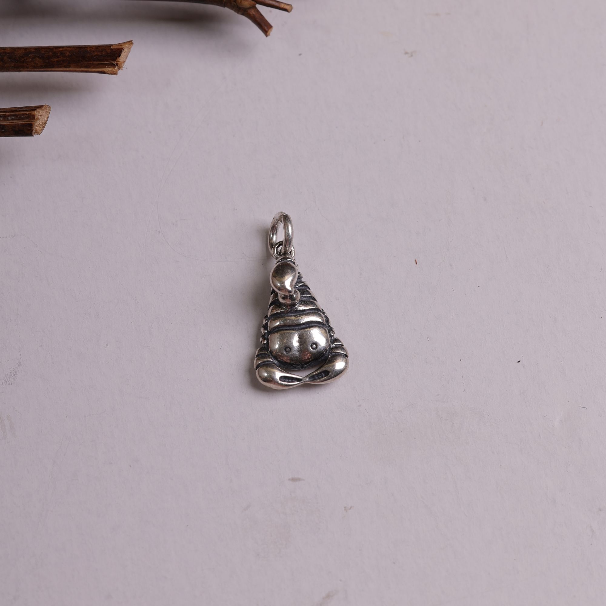 925银银制品 编号135 魔蝎大帝侧挂银饰文玩配饰