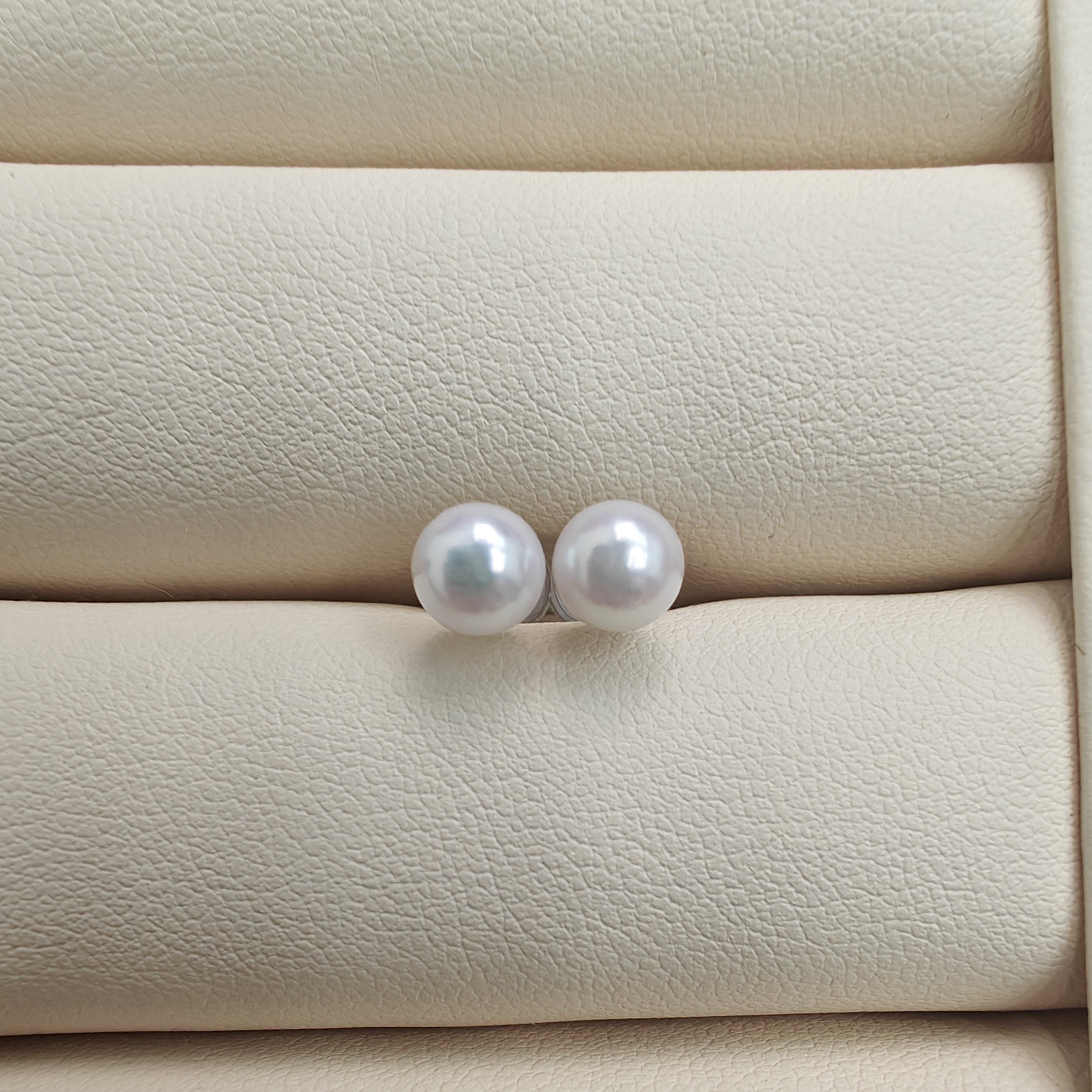 5.5-6mm天然海水珍珠ak耳饰简单气质简约