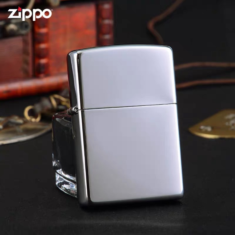 Zippo打火机美国 LCO-0362 镜面白钢基础款 中版原版 TCJ1
