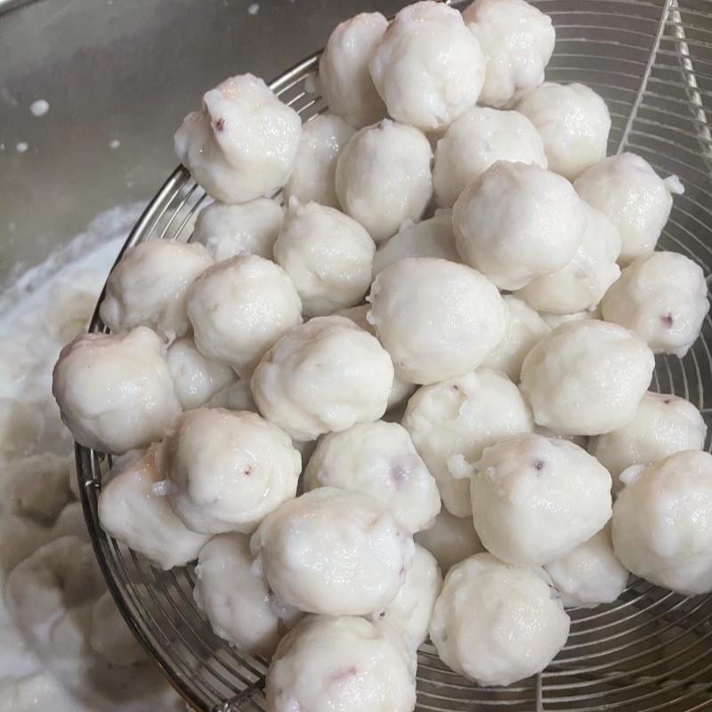 手工花枝丸 福州连江特色小吃墨鱼丸墨斗丸无乱添加 火锅食材丸子