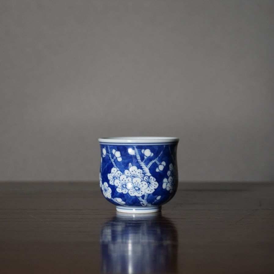 冰梅一口杯岩茶杯手工手绘 30ml