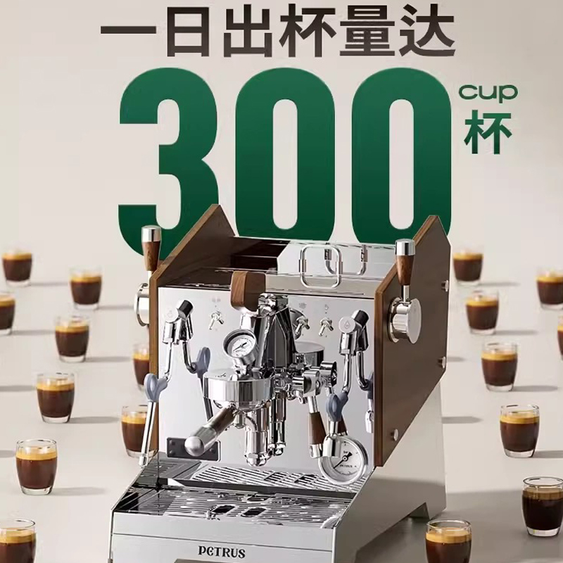 柏翠PE3933专业半自动咖啡机商用意式现磨浓缩打奶泡