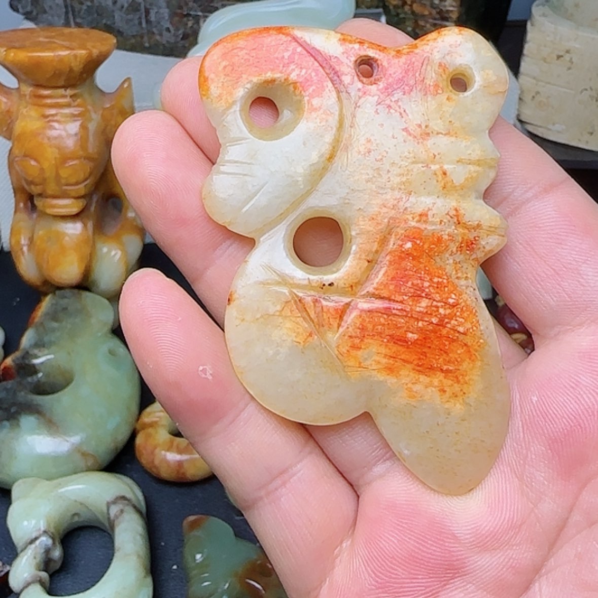 【闪购商品】和田玉吊坠(不含链)未镶嵌唐**果