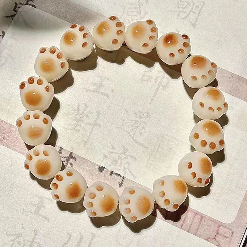 碳烤菩提猫爪菩提串炭烧菩提手持真品盘完菩提子手串