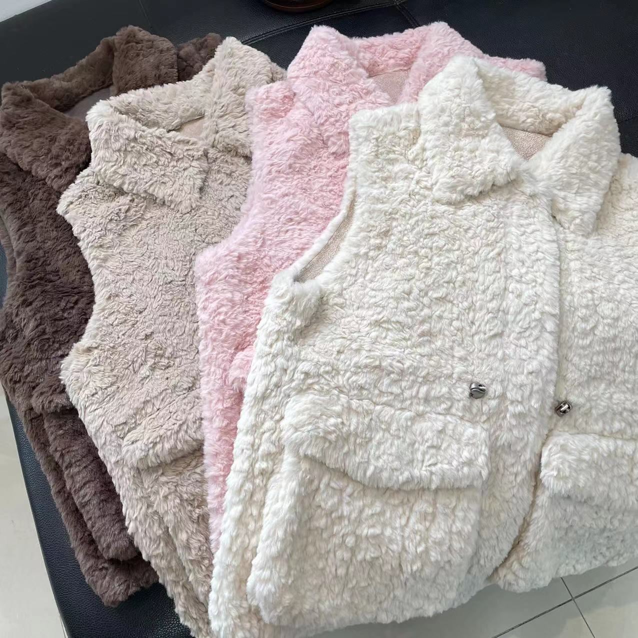 CS256特别厚暖和冬装收腰显瘦马甲女士