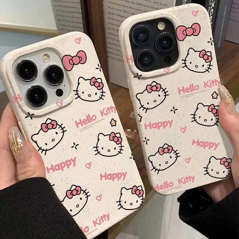 满屏凯蒂猫适用苹果15手机壳oppo14plus华为13Pro小米12max11vivo