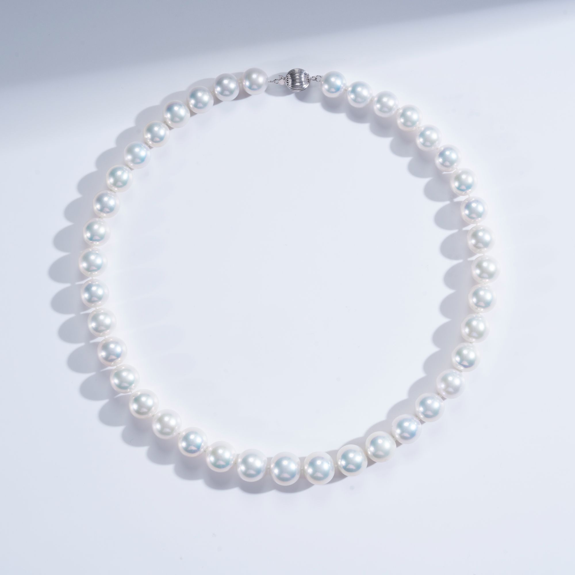 爱迪生淡水珍珠爱迪生18K金扣头10-13mm珍珠项链  【柒柒专属】强光