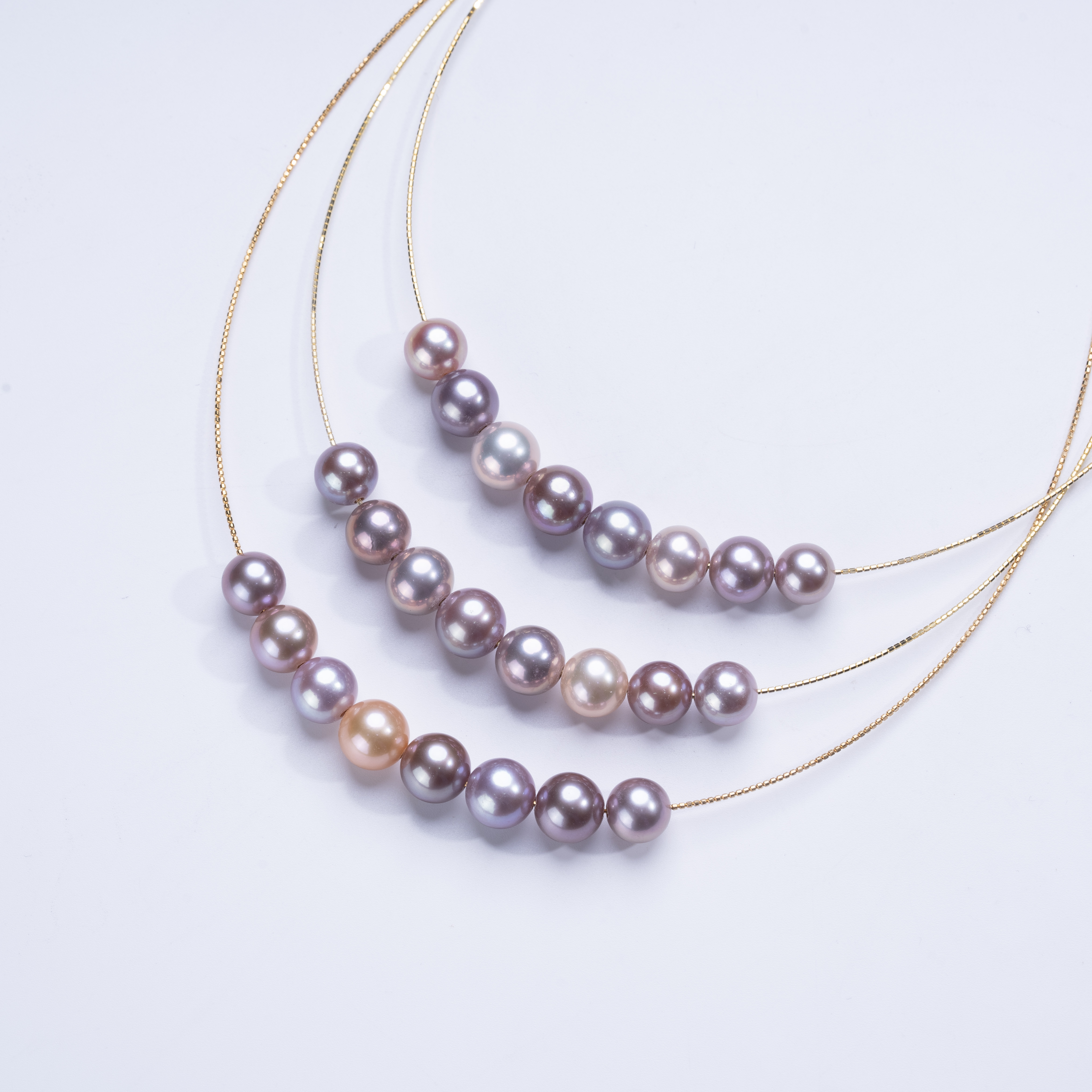 爱迪生淡水珍珠S925银糖果珍珠微笑链8-10mm多样性发1【棋棋专属】