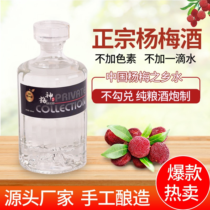 闻仙醇浙江仙居杨梅烧高度酒自酿杨梅烧蒸馏酒送礼果酒瓶装杨梅酒