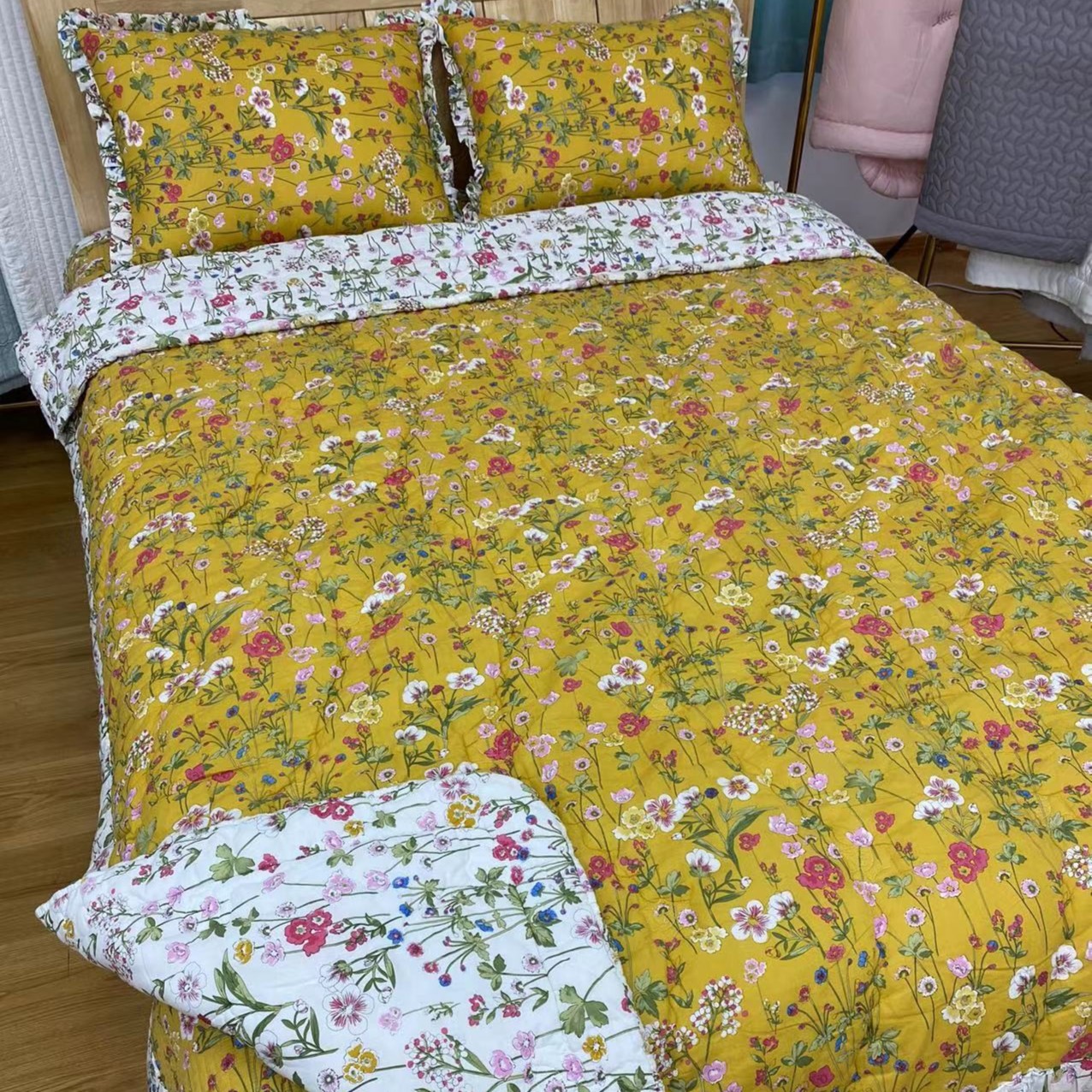 ⭐韩国田园松香春秋被 进口 双人被4斤200*230 单人被3.5斤160*210