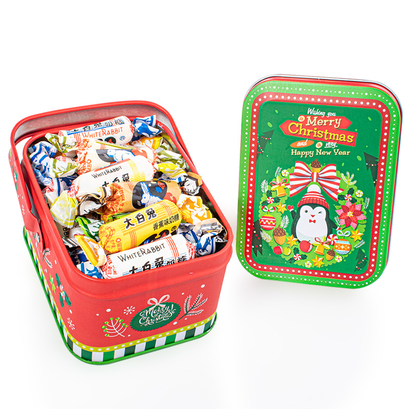大白兔 奶糖混合口味礼盒装150克圣诞节糖果零食节日礼物SY