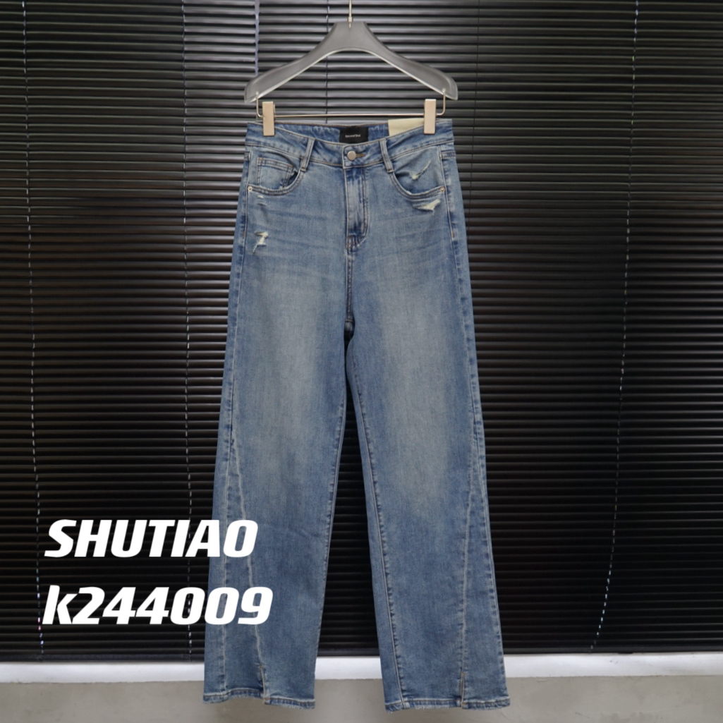【SHUTIAO】2024夏季：新款小众设计款上衣k244009