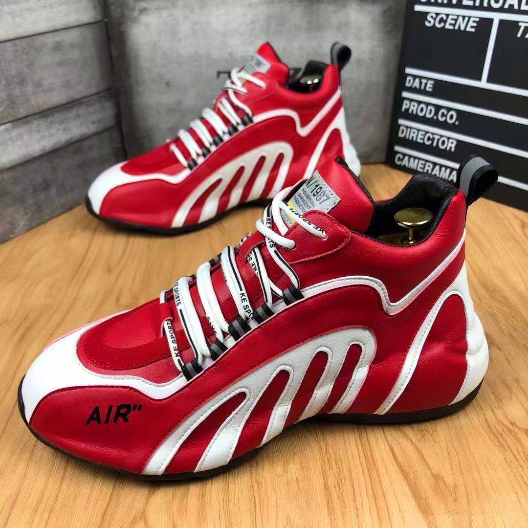 秋冬新款男士运动休闲鞋韩版厚底男鞋潮流时尚百搭鞋网红包底鞋子