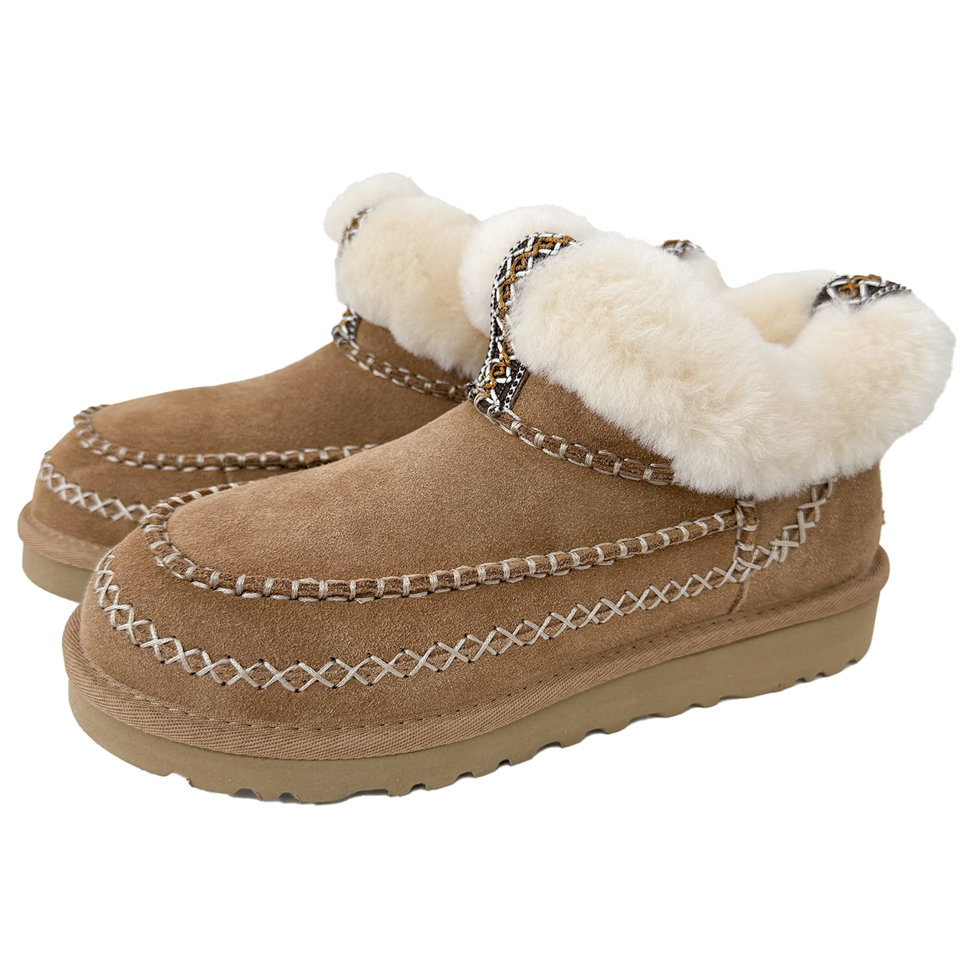 雪地靴舒适加绒加厚保暖冬季皮毛一体#5878