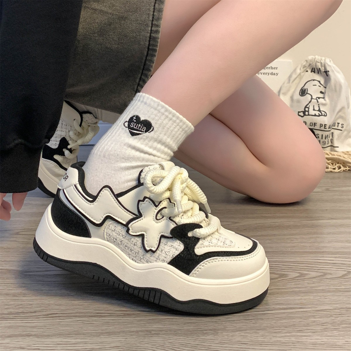 回力瑞多巴胺休闲板鞋女2023秋季新款小众复古厚底运动鞋百搭单鞋