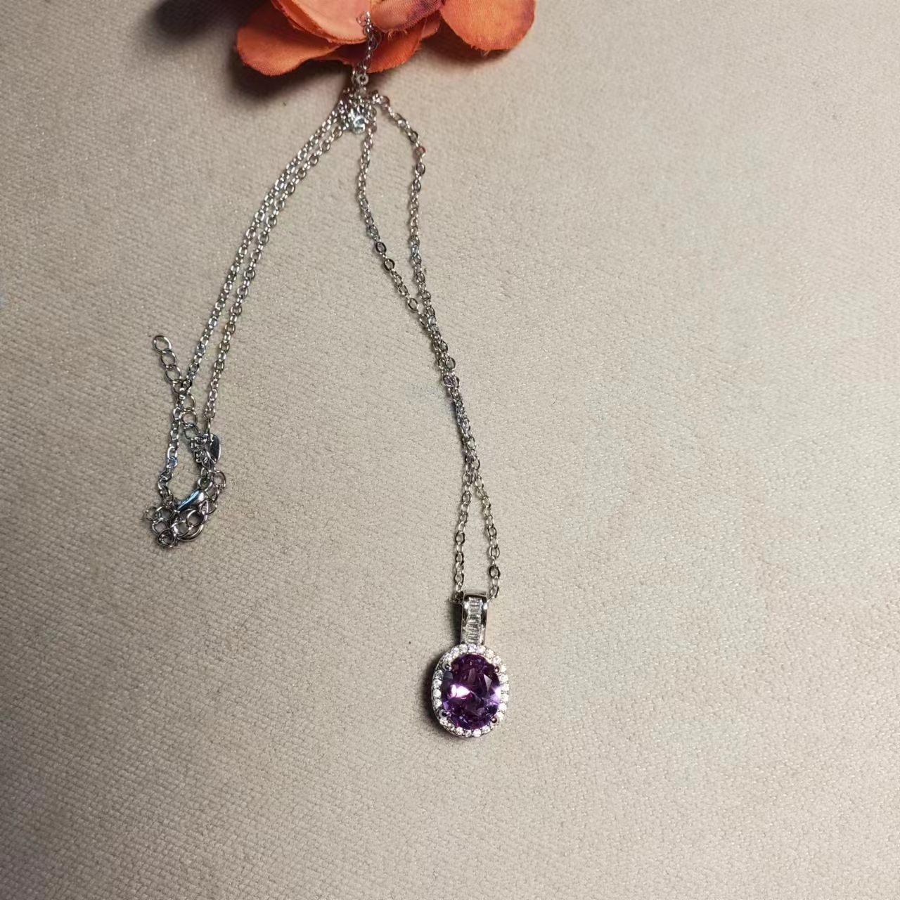 铜合金合成锆石吊坠 F87【赵小姐】铜合金合成锆石吊坠